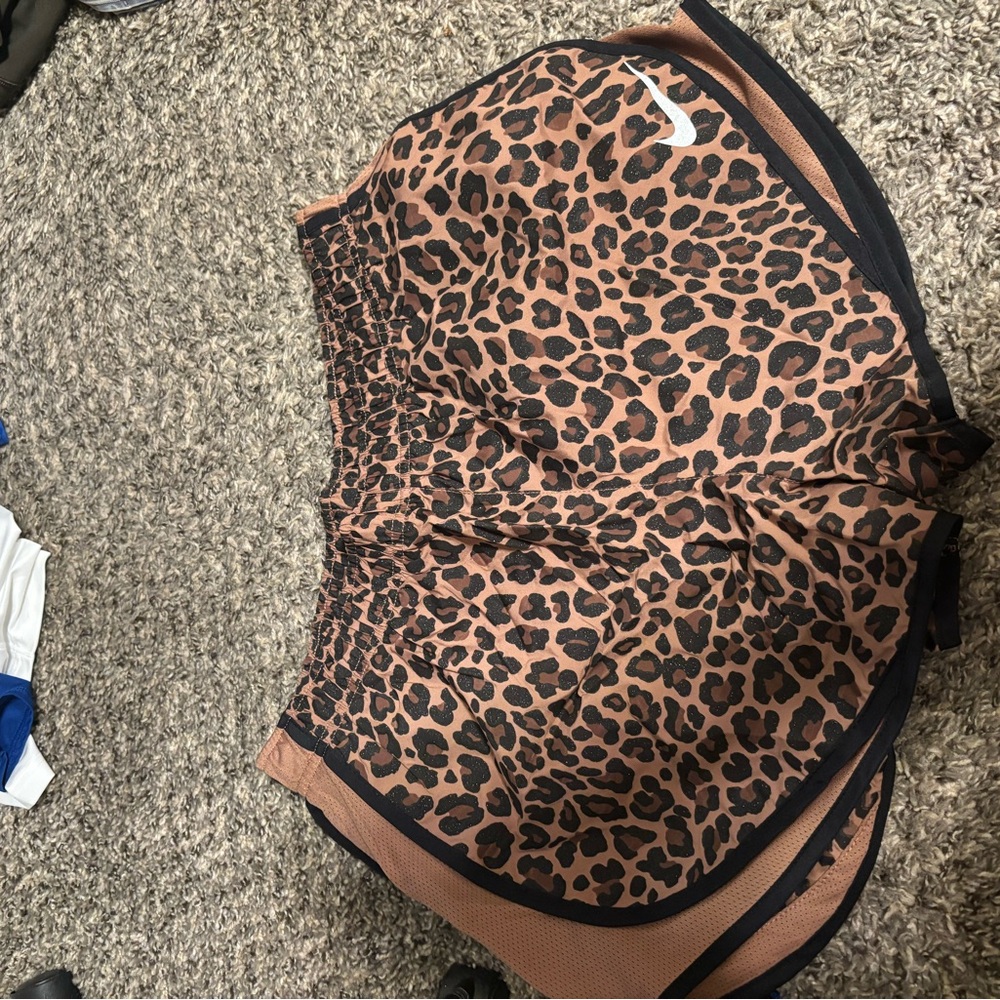 Nike Leopard Print Athletic Shorts
